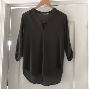 Olive green LUSH blouse XS